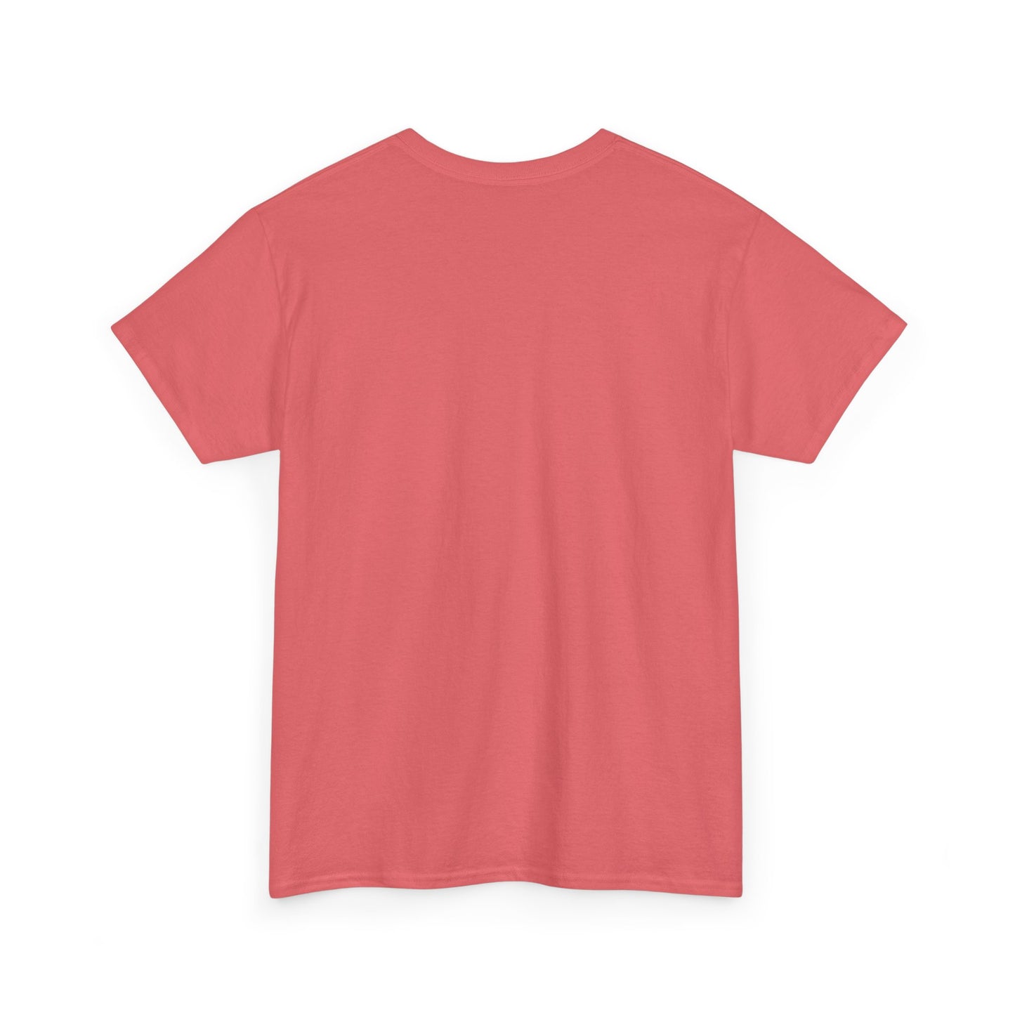 Plain red t-shirt on a white background