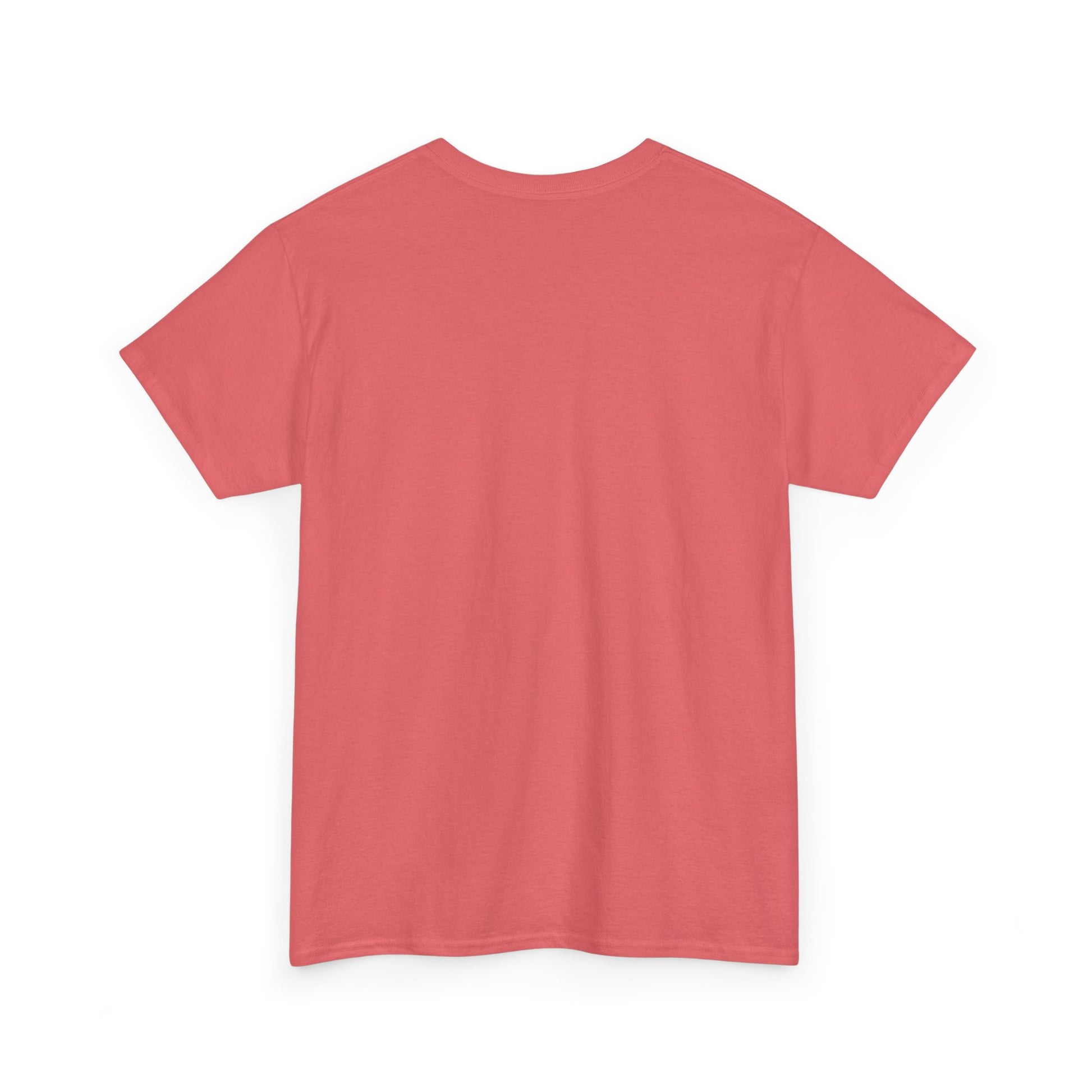 Plain red t-shirt on a white background
