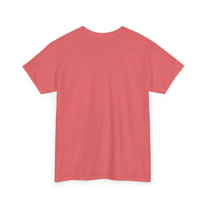 Plain red t-shirt on a white background
